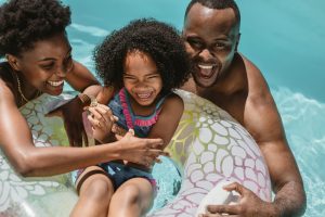 family summer vacation in ocean city